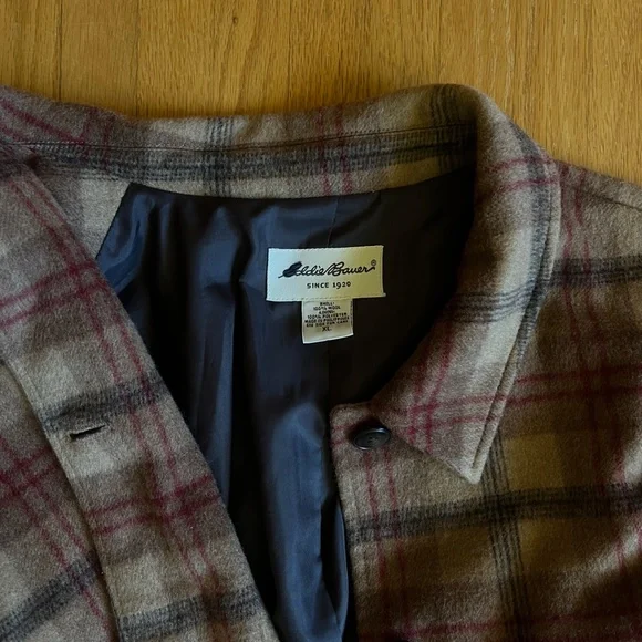VINTAGE Wool Flannel Jacket - Picture 5 of 5